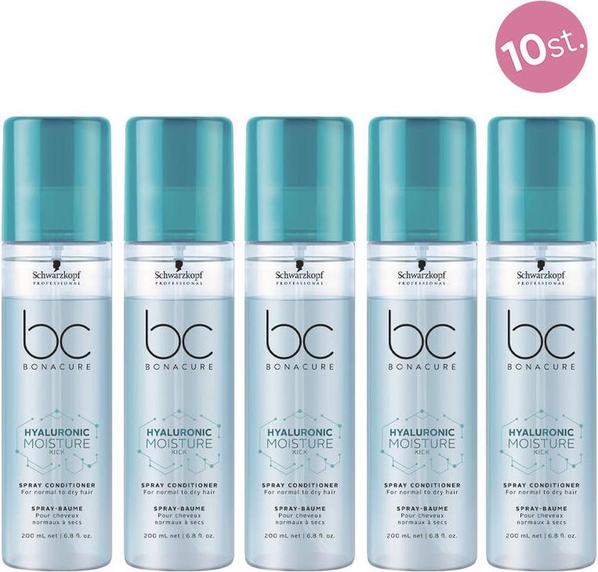 10X Schwarzkopf BC Moisture Kick Spray Conditioner 200ml