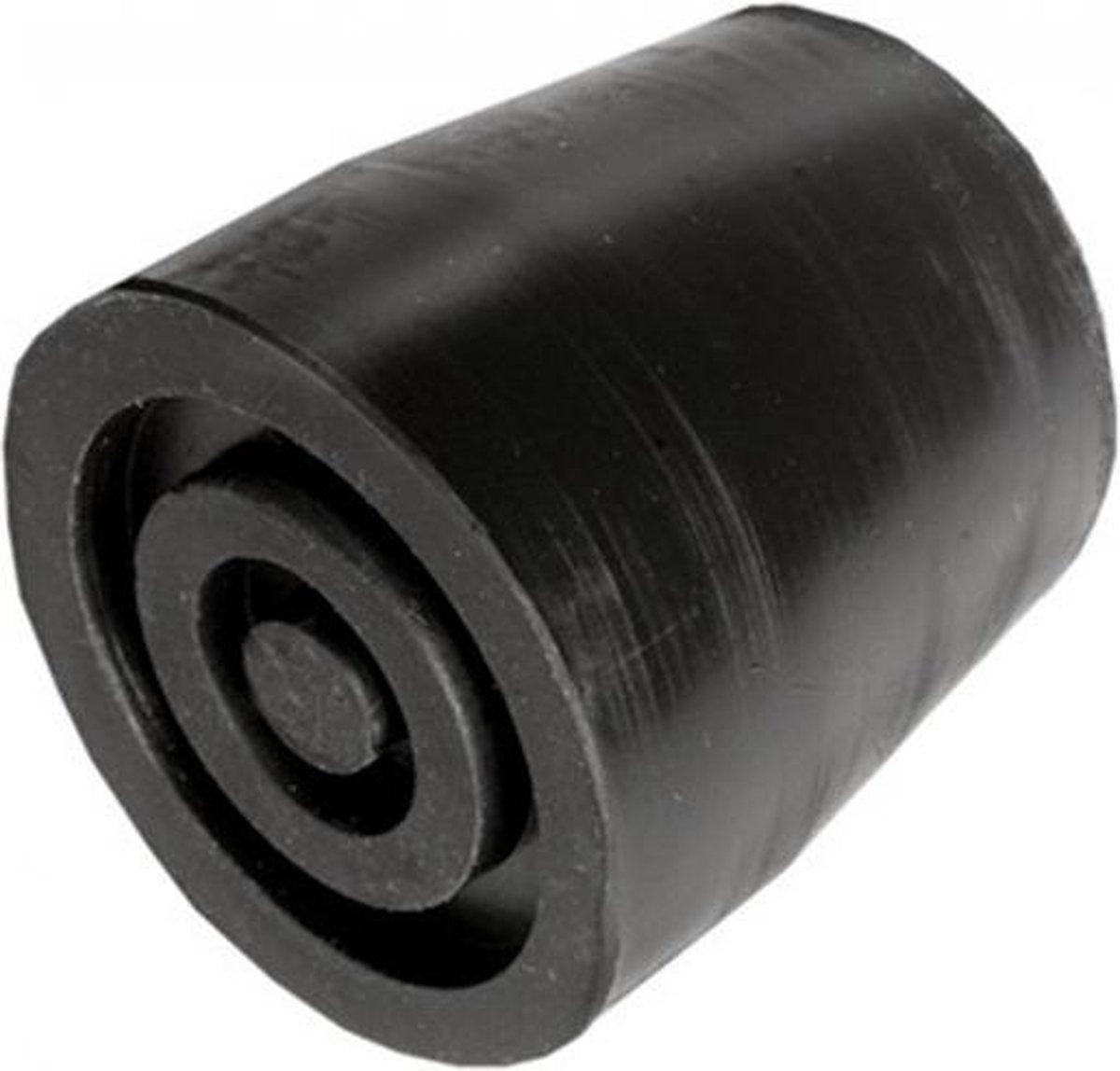 Stokdop 27mm dop zwart base diameter 40mm (2st)