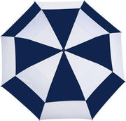 Slazenger Paraplu - Blauw/wit stormparaplu opvouwbaar - windproof Ø 120 cm - XXL paraplu
