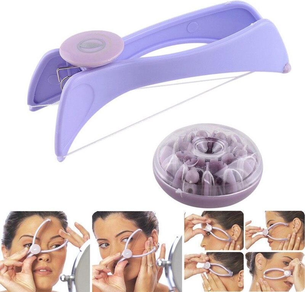 Epilator-Ontharen met touw-Gezichtshaar verwijderaar- Epilator Gezichtshaartrimmer-Gezicht schaar verwijderaar Voor Vrouwen- Epileren-