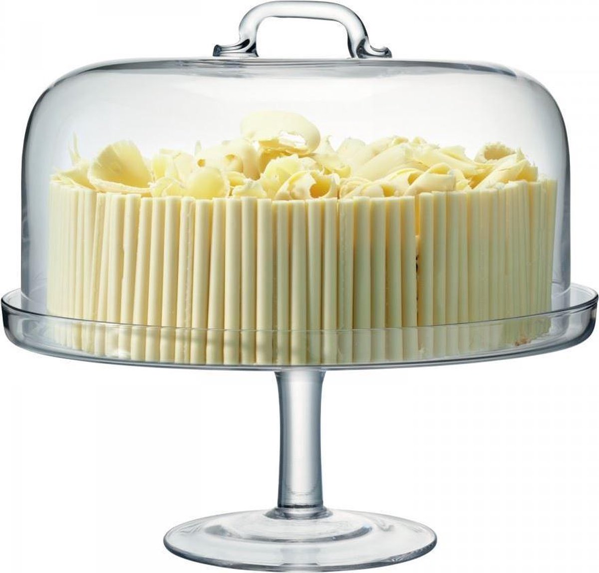 LSA Serve schotel op voet m/deksel 34cm