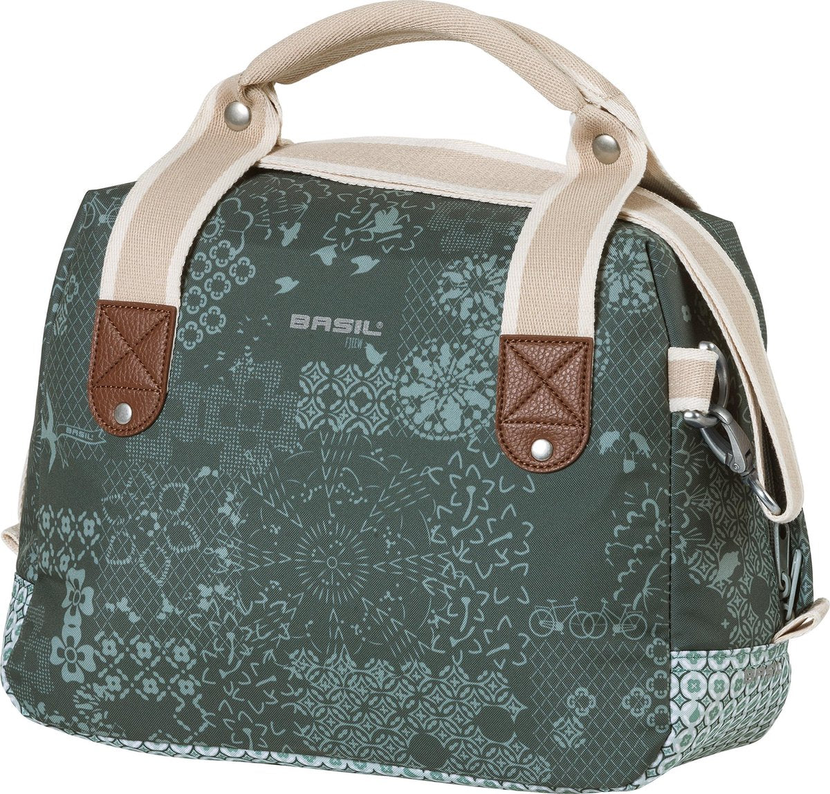 Basil Bohème Stuurtas KF - Groen - 7 Liter