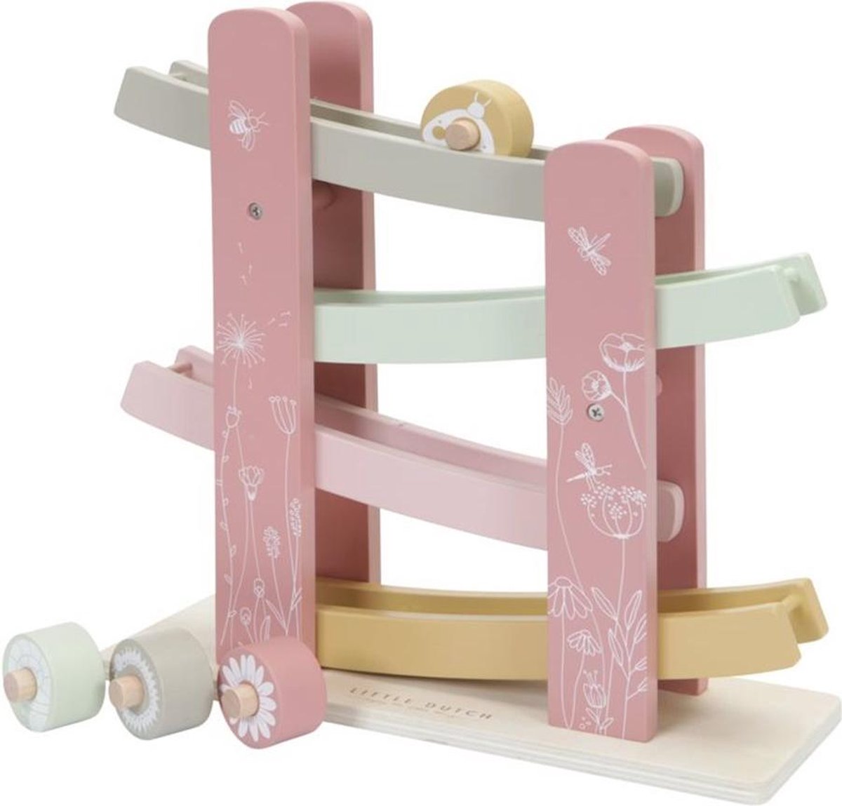 Houten Rollerbaan Flowers Little Dutch