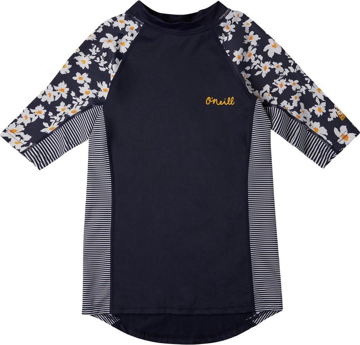 O'Neill - UV Zwemshirt voor meisjes - Longsleeve - Print - Donkerblauw - maat 164-170cm