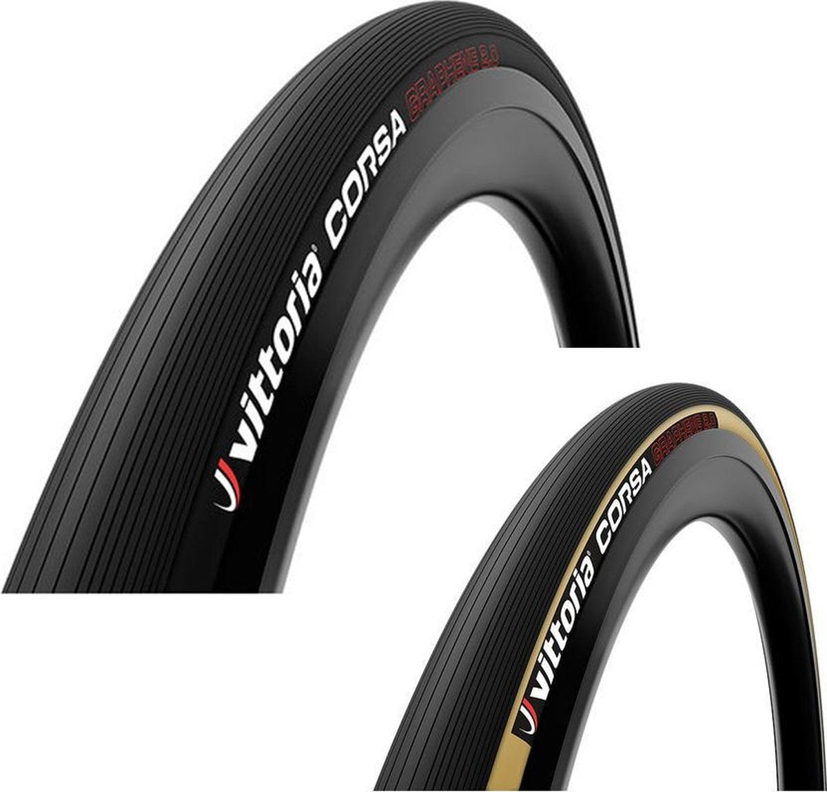 Vittoria Corsa 700X25C Vouwband Zwart Graphene 2.0
