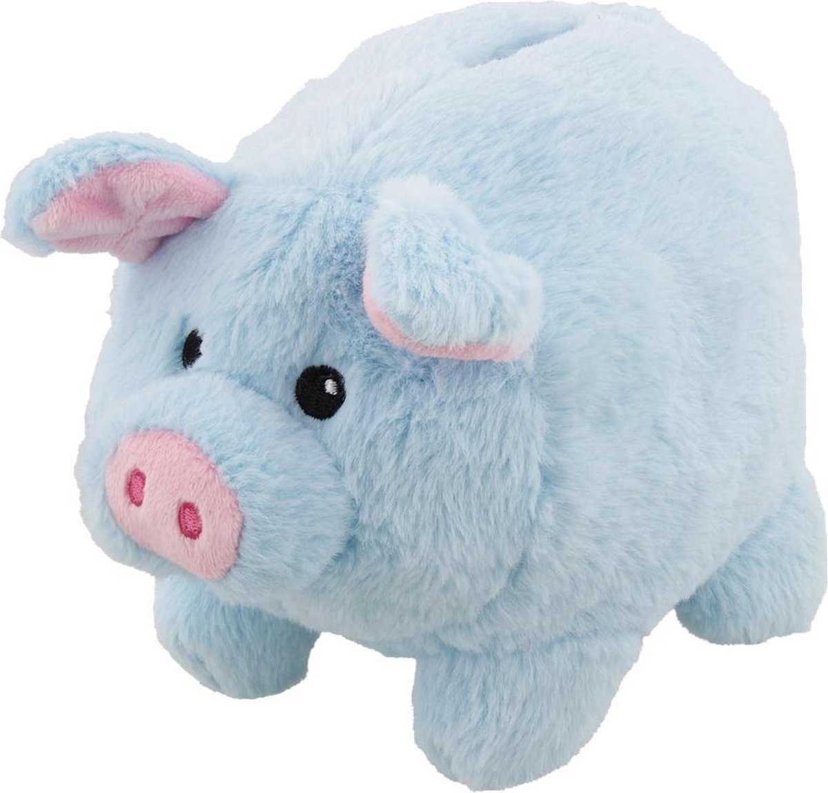 Pluche Spaarpot Spaarvarken Blauw