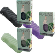 Elicious Konjac badsponzen set van 3