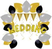 e-Carnavalskleding.nl Wedding feestpakket goud Small | Versiering trouwfeest goud | Decoratie trouwfeest voor een mooie bruiloft Small