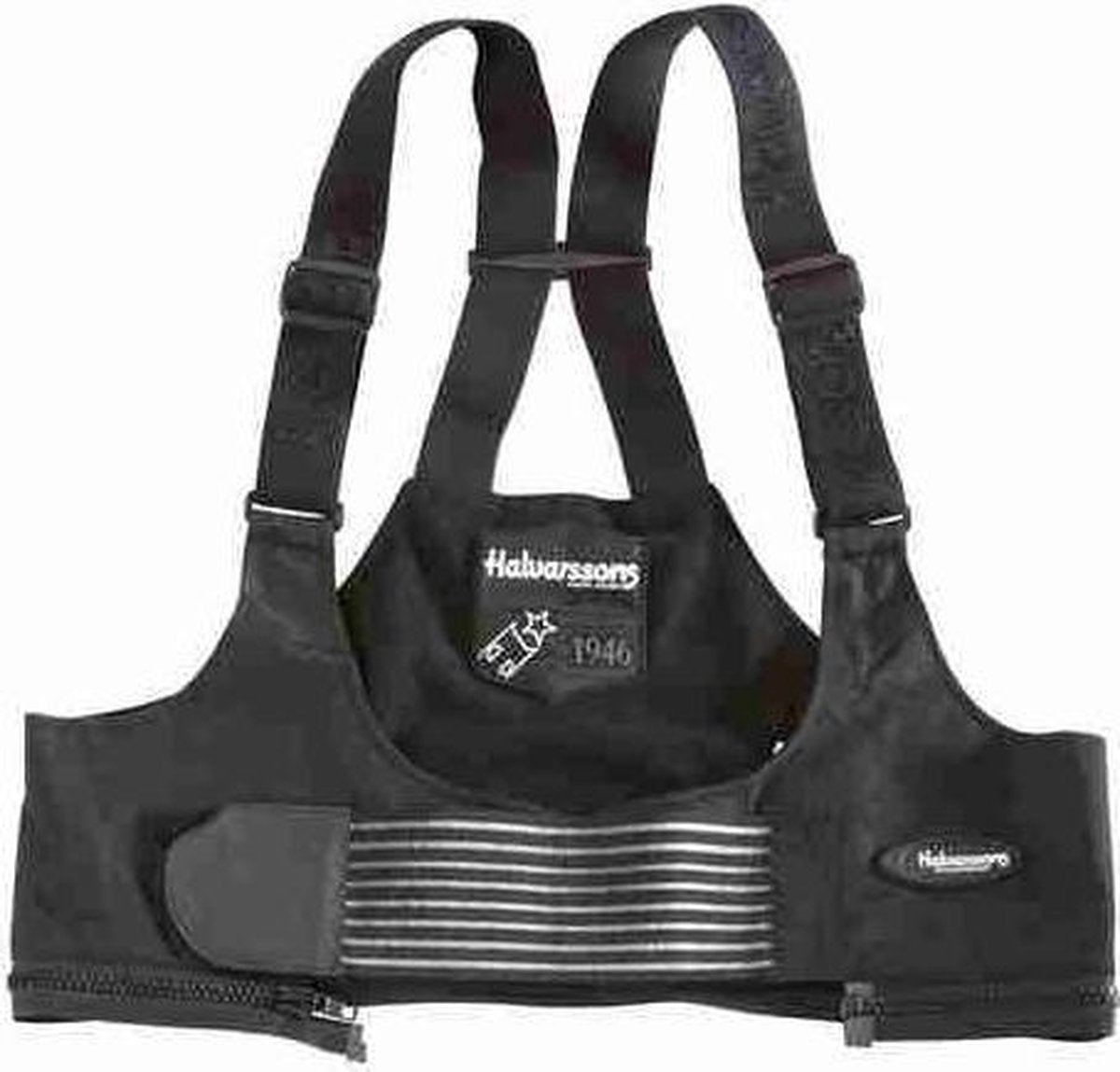 Halvarssons Bib  zwart Heren 80cm