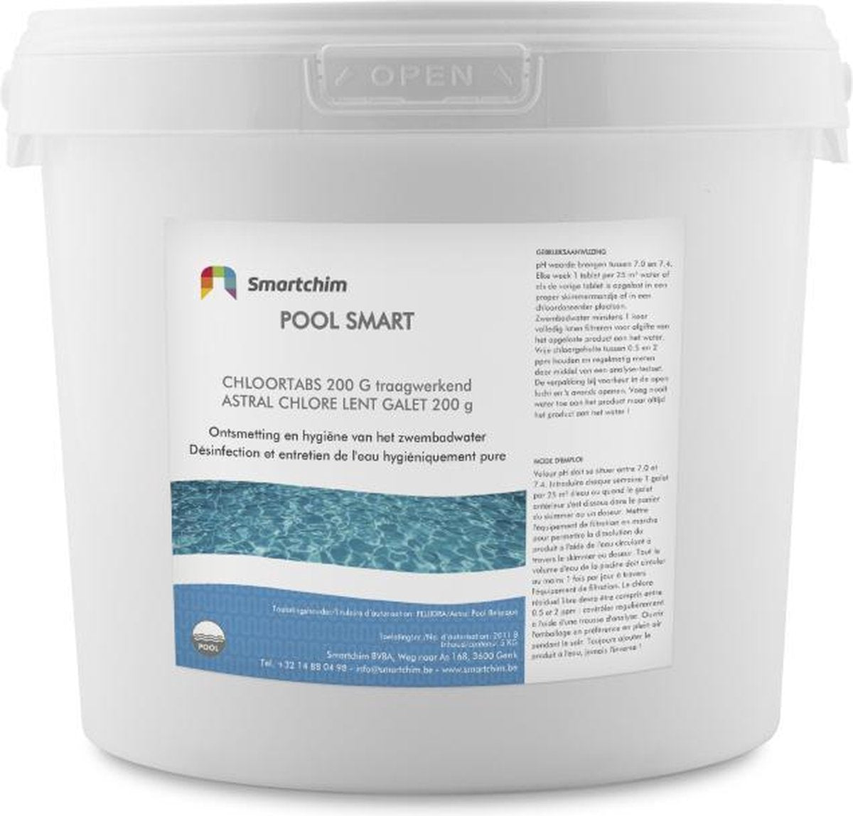 POOL SMART TABS 200 - chloortabletten 200 gr - 5 KG