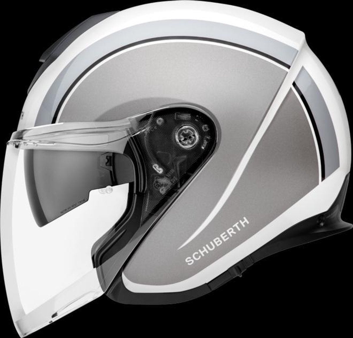 Schuberth M1 Pro Outline Grey Jet Helmet 2XL