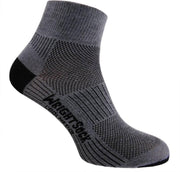 Wrightsock Coolmesh Quarter - Grijs - M (37