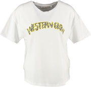 Aaiko wit loose fit t-shirt - maat L
