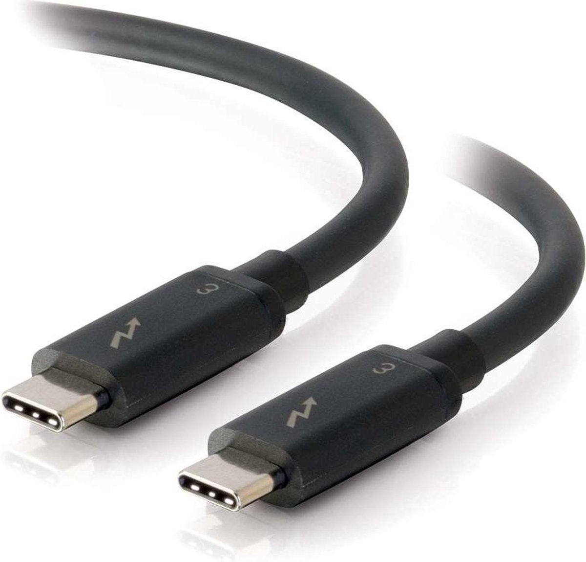 C2G 1 m Thunderbolt 3 Zwart 20 Gbit/s