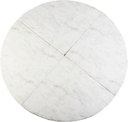 Speelmat - Rond - Wit Marmer - Speelmat baby - Speelmat foam - Luxe speelmat