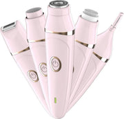 MW® 5-in-1 Ladyshaves voor Vrouwen -  Wenkbrauwtrimmer - Gezichtsborstel - Epilator set - Oplaadbaar