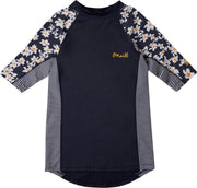 O'Neill - UV Zwemshirt voor meisjes - Longsleeve - Print - Donkerblauw - maat 146-152cm