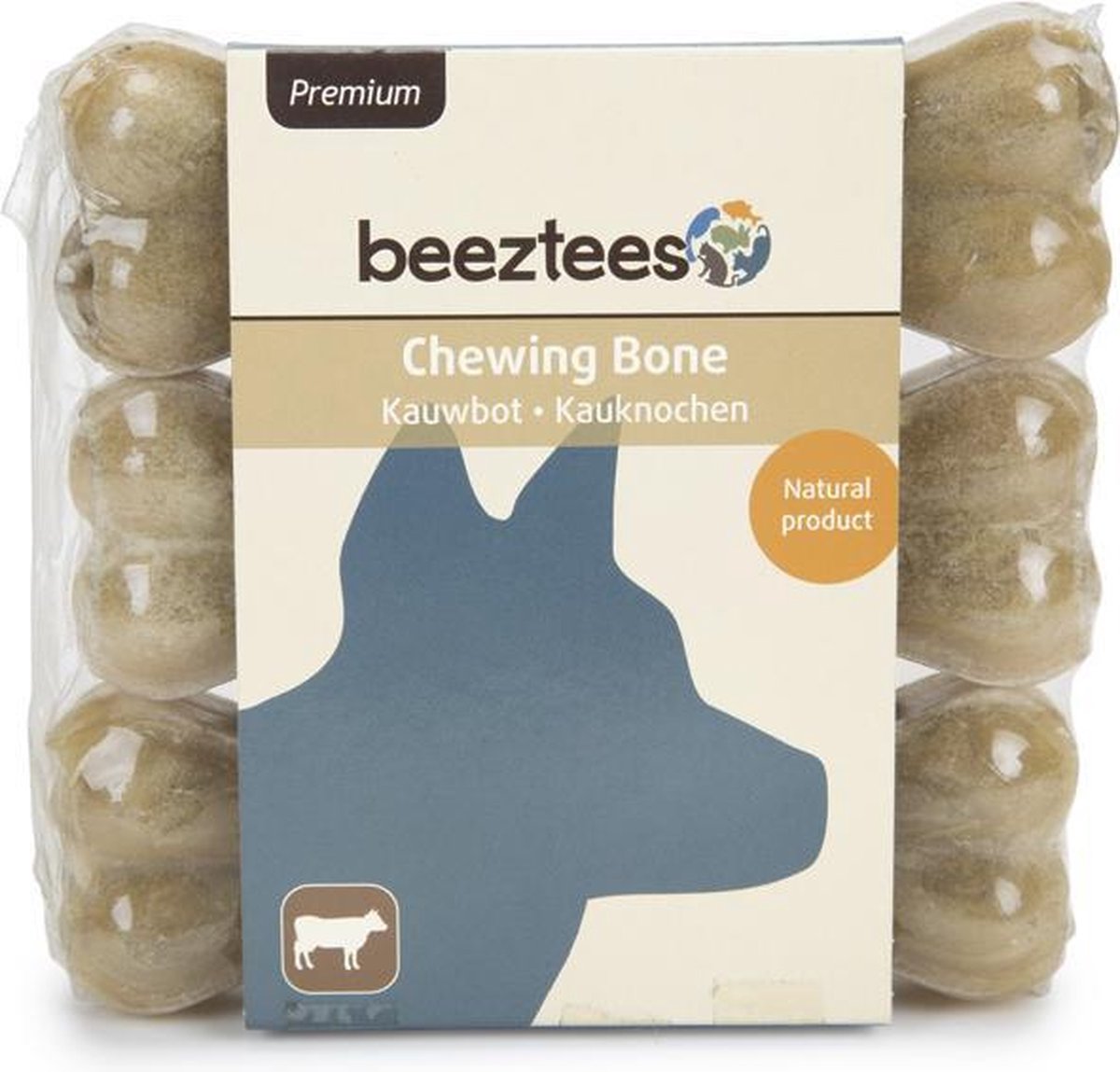Beeztees Thai Kauwbot - Hondensnack - 3 stuks - 11 cm - 50/55 gram