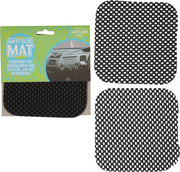 Antislipmat auto 2 stuks | zwart
