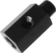 Olie T-stuk 1/4 NPT male - 1/8 NPT female