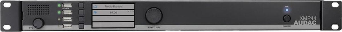 AUDAC XMP44 Thuis Zwart audio tuner
