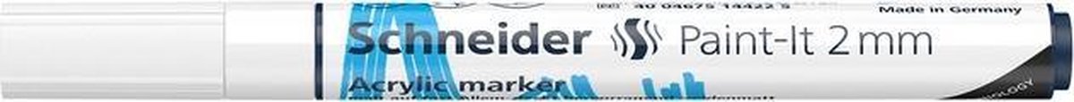Acryl Marker Schneider Paint-it 310 2mm wit S-120149