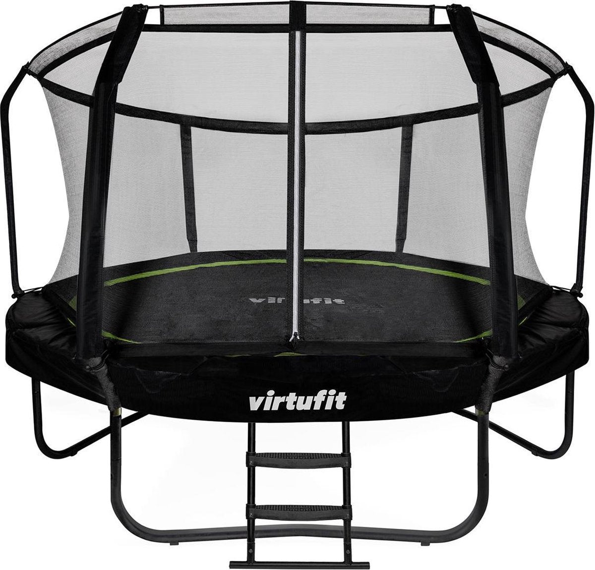 Trampoline - VirtuFit Premium Trampoline met Veiligheidsnet - Zwart - 366 cm