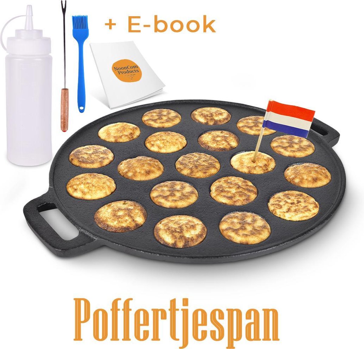 NCP® Poffertjespan set met doseerfles