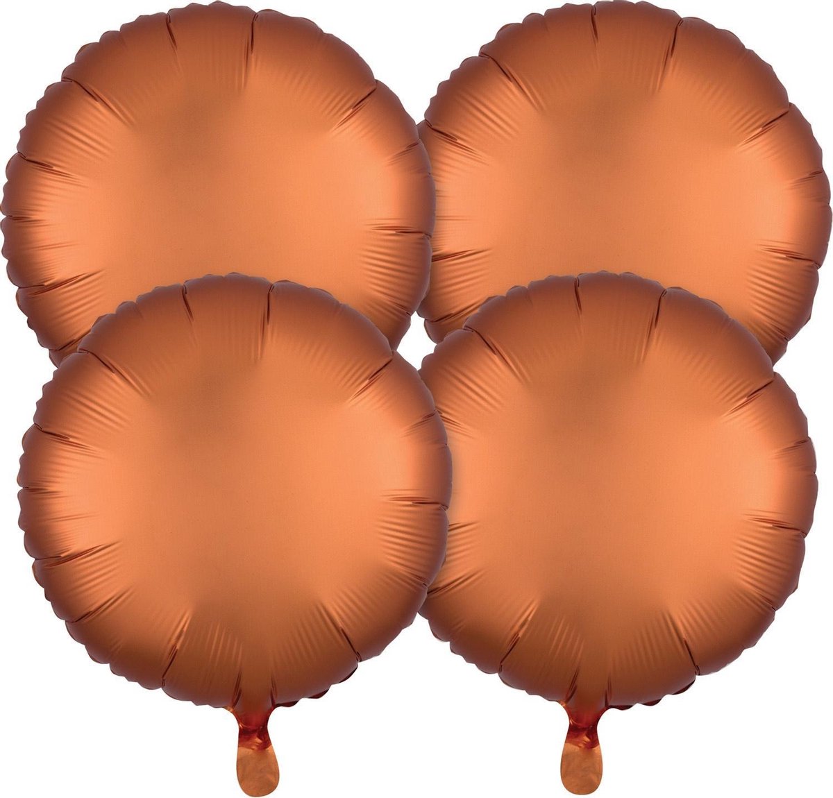 Anagram Folieballonnen 43 Cm Oranje 4 Stuks