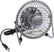 TECNOLUX - tafelVentilator Ø 20 cm - INOX - USB-aansluiting - VUL104A