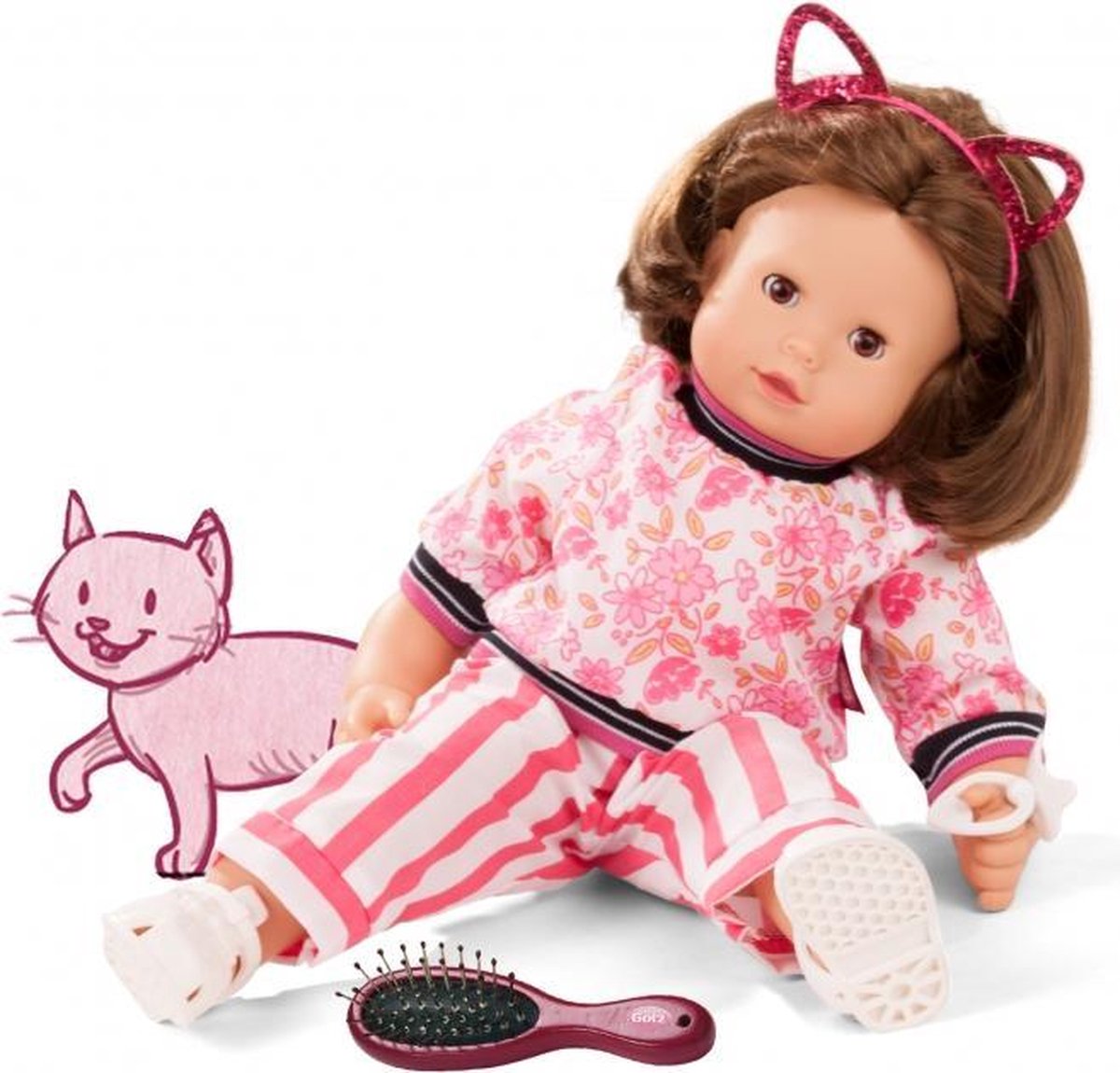 Götz babypop Maxy Muffin stripe vibes 42cm