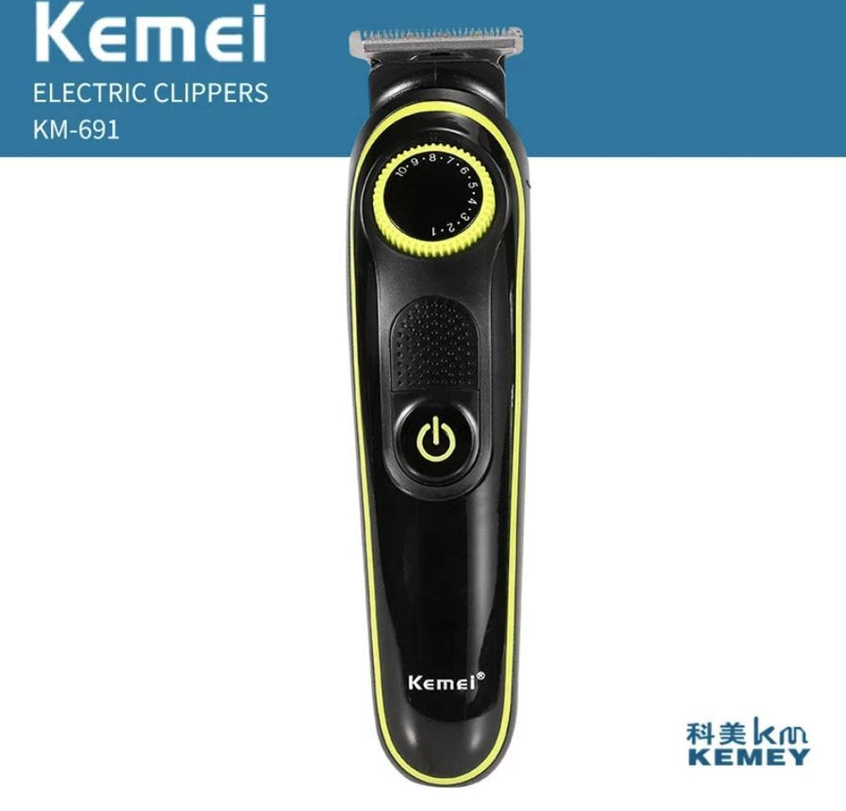 Tondeuse - Kemei 691 Haar & Baard Trimmer / PROFFESIONAL HAIRCLIPPER / TONDEUSE / WAHL / SCHEERAPPARAAT/ MANNEN SCHEERAPPARAAT / BAARDTRIMMER/