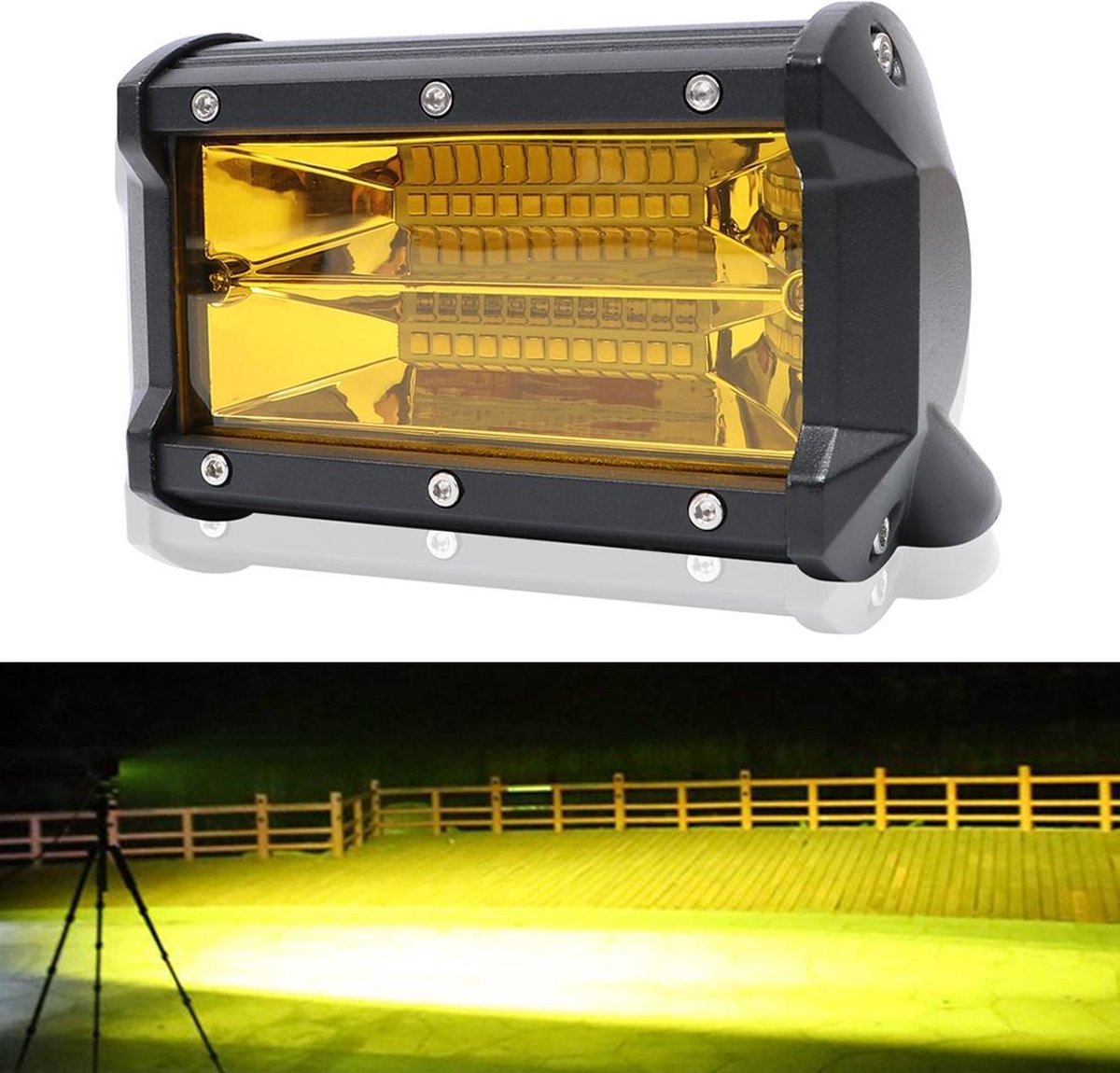 5 inch 72 W 24 LED Waterdichte IP67 Twee Bar Gemodificeerde Off-road Lights Spotlight Licht Auto Werklampen