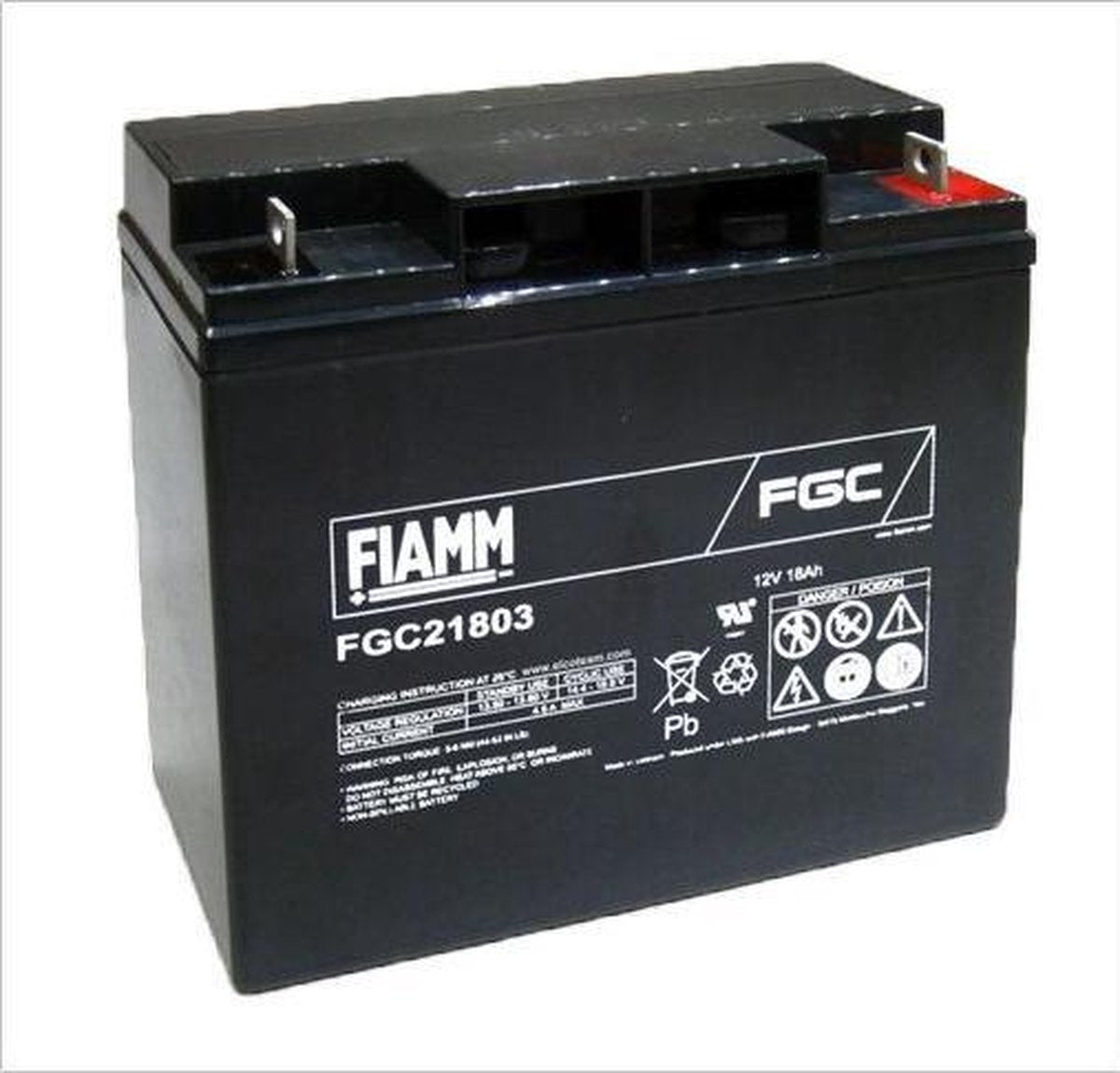 FIAMM  FGC21803 CYCLE  12V  18Ah LEAD ACID BATTERY