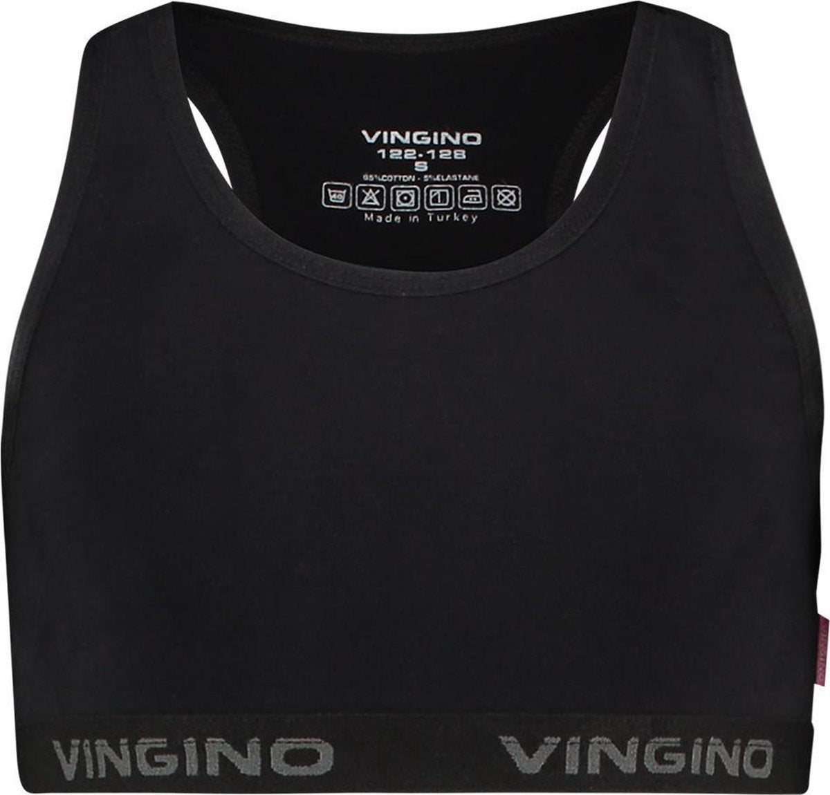 Vingino Basics Kinder Meisjes Onderhemd - Maat 140