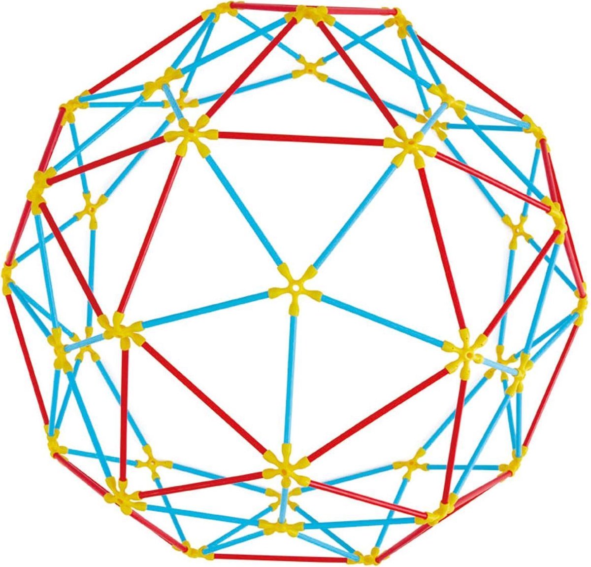 Hape Koepel Geodesic Bouwpakket 177-delig Geel