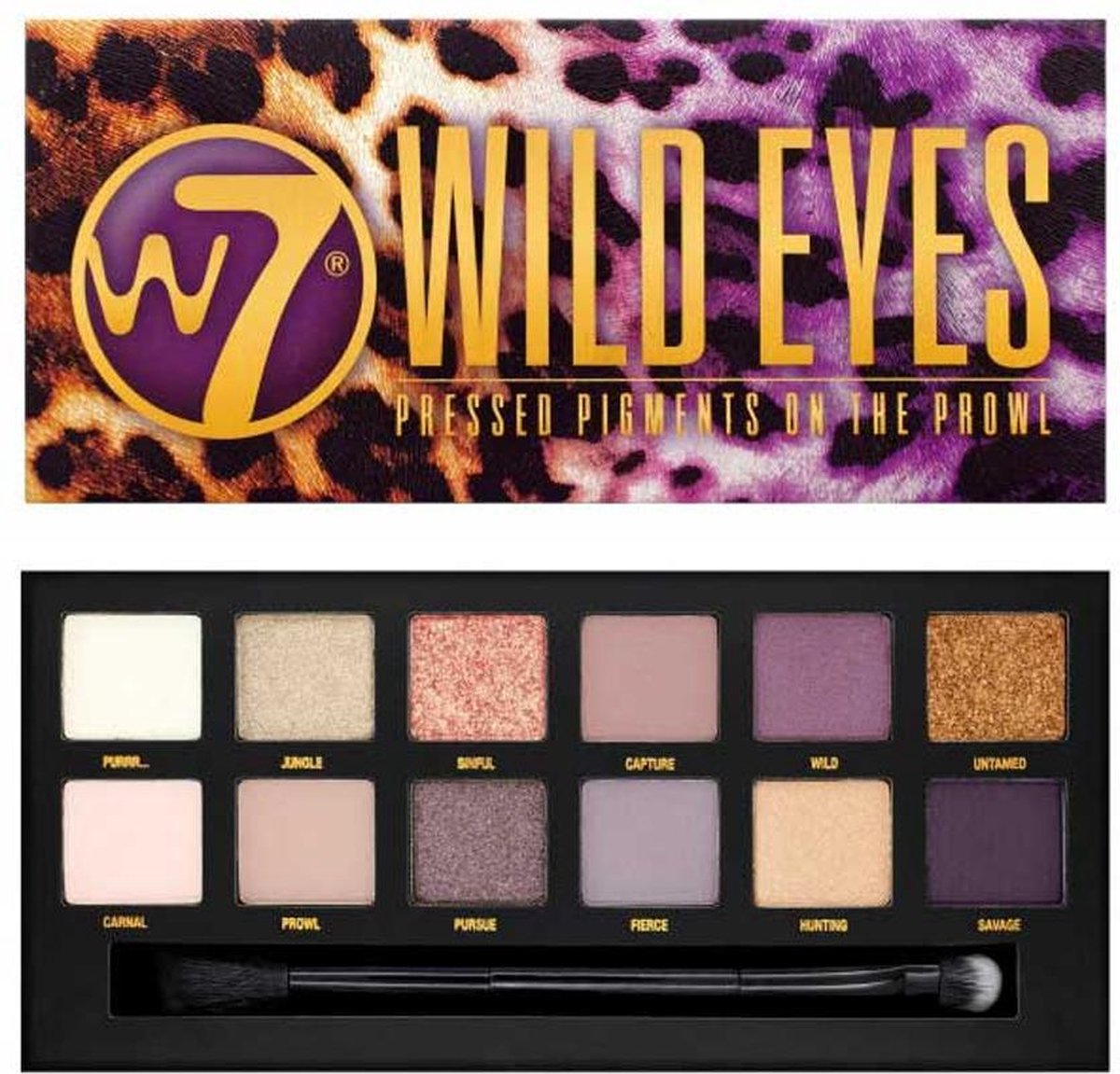 W7 Wild Eyes Oogschaduw Palette