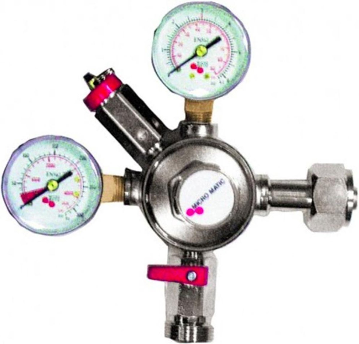 Drukregelaar Co2 Premium Micro Matic 2-lijn