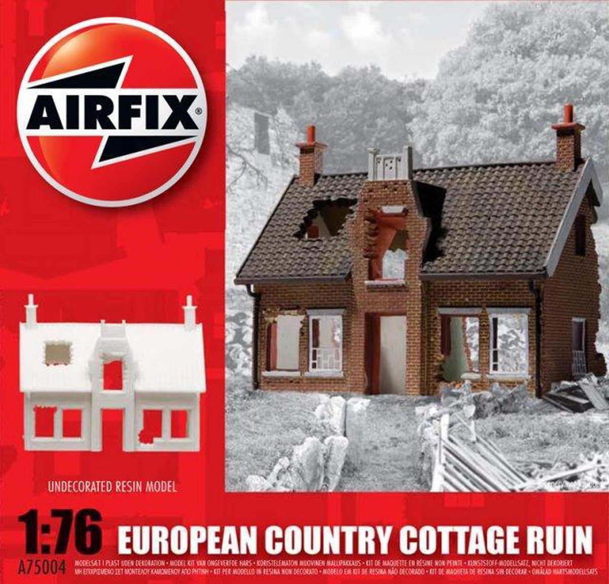 Speelgoed | Model Kits - Eur. Ruine Cottage 1:76 (75004)