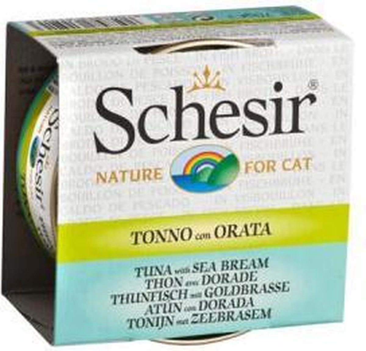 Schesir Bouillon Tonijn /Dorade - Kattenvoer - 14 x70 g