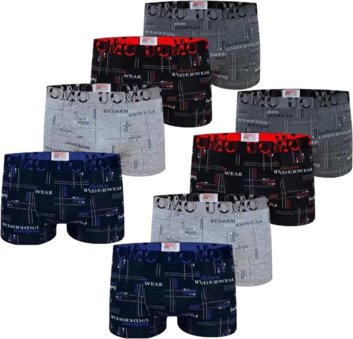 Jongens ondergoed 5973 – Katoenen boxershort voor kinderen - Onderbroek 8 PACK 182/188
