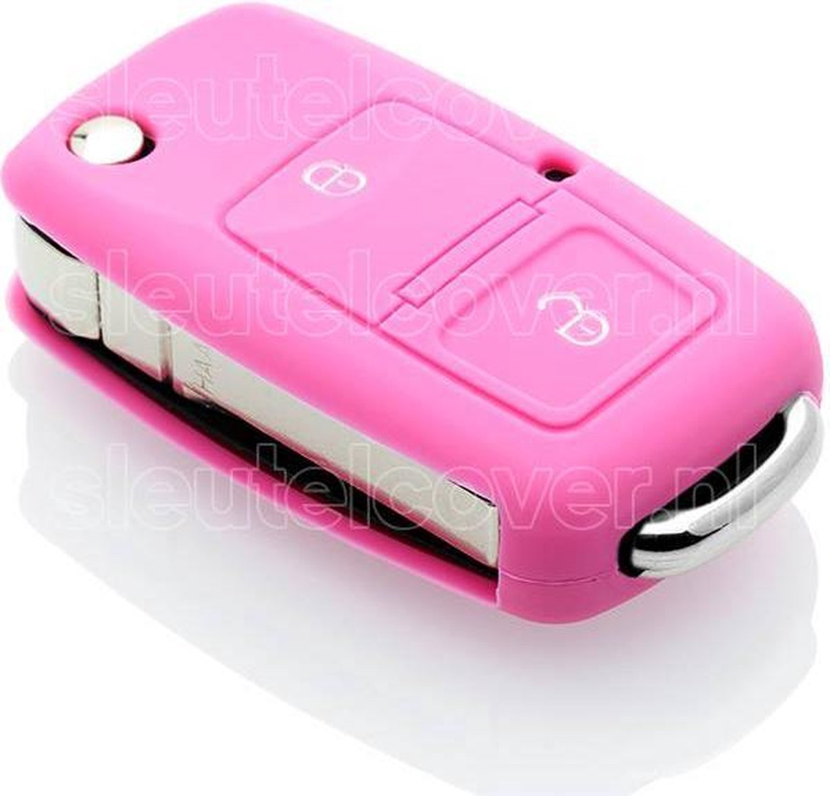 Seat SleutelCover - Roze / Silicone sleutelhoesje / beschermhoesje autosleutel