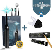 Complete Set Elektrische Tandsteen verwijderaar - Tandplak Verwijderaar - Tanden Polijsten - Voor Witte en Gezonde Tanden - Inclusief Tandarts Set & Teeth Whitening & Bamboo Charcoal Tandpasta  - USB Oplaadbaar - Blauw