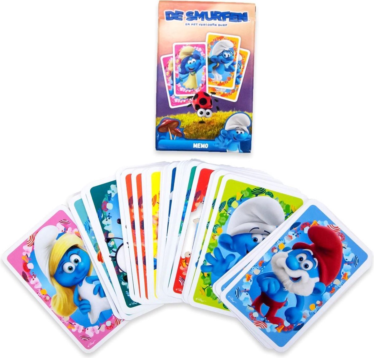 Smurfen Memory Kaartspel 6x9cm