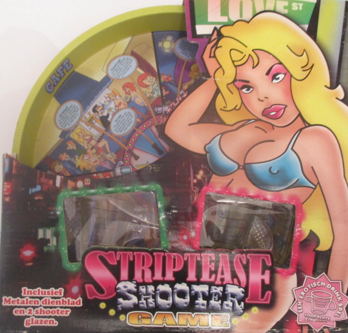 Striptease shooter game