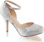 Fabulicious Hoge hakken -36 Shoes- COVET-03 US 6 Zilverkleurig