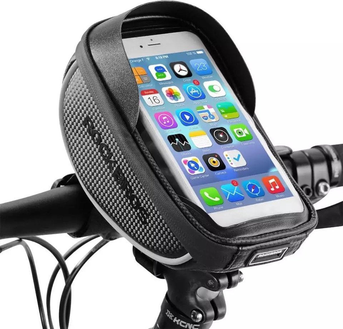 ROCKBROS Telefoonhouder fiets - Telefoonhouder fiets waterdicht - Stuurtas fiets - Waterdicht