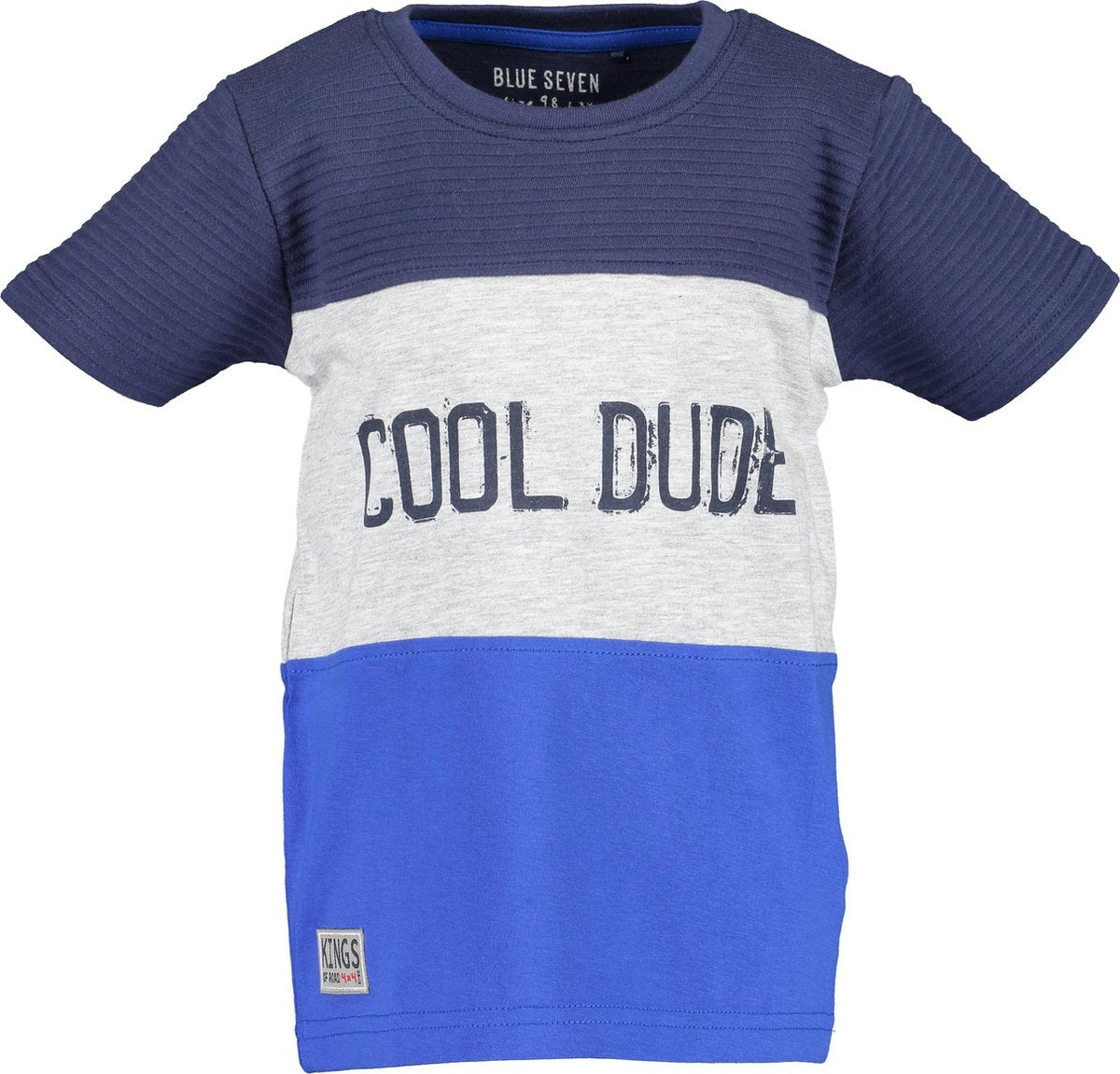 Blue Seven Jongens T-shirt - Oceaanblauw - Maat 110
