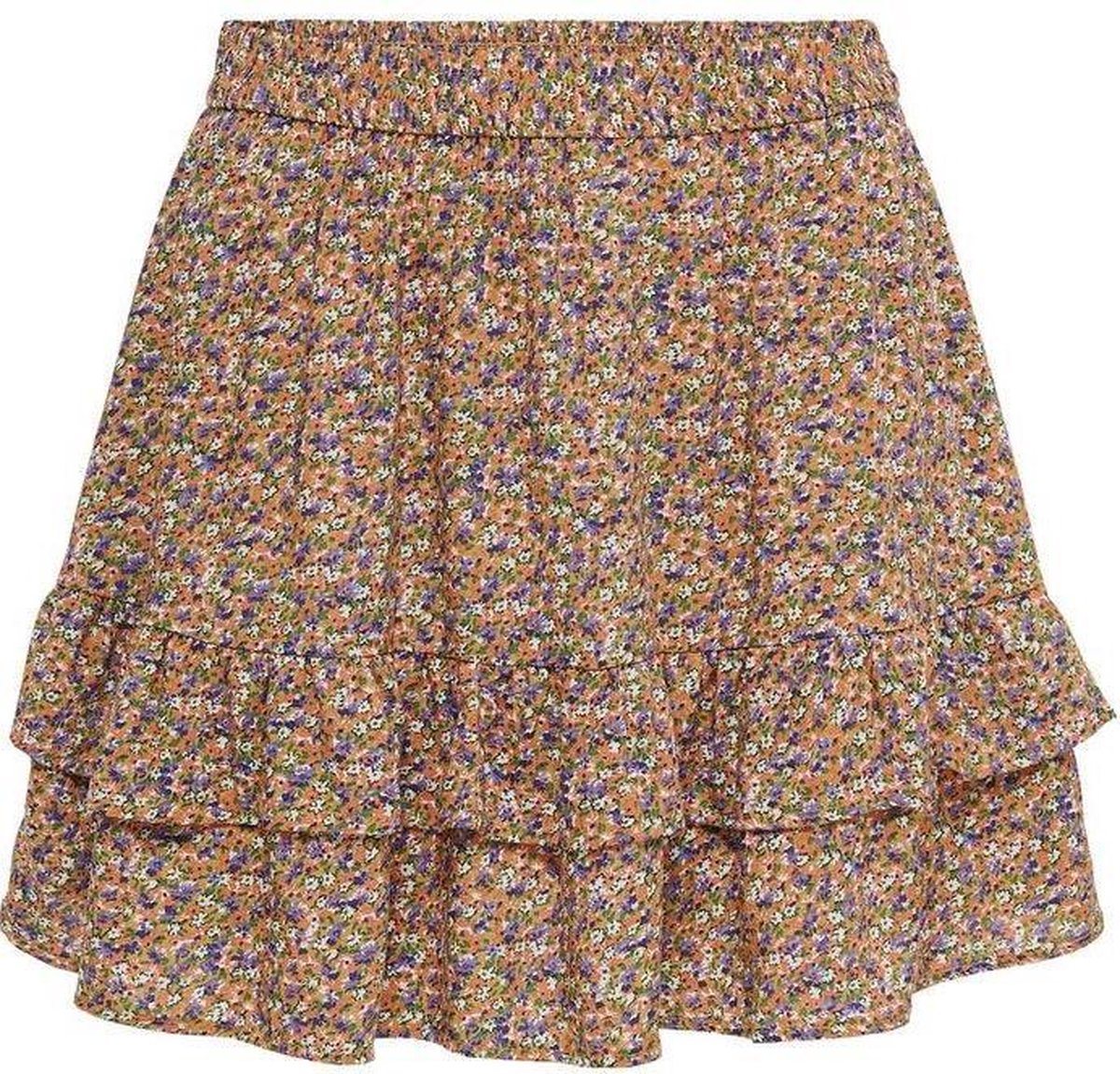 Jdystaar Life Mini Frill Skirt Wvn 15226057 Fall Leaf/purple