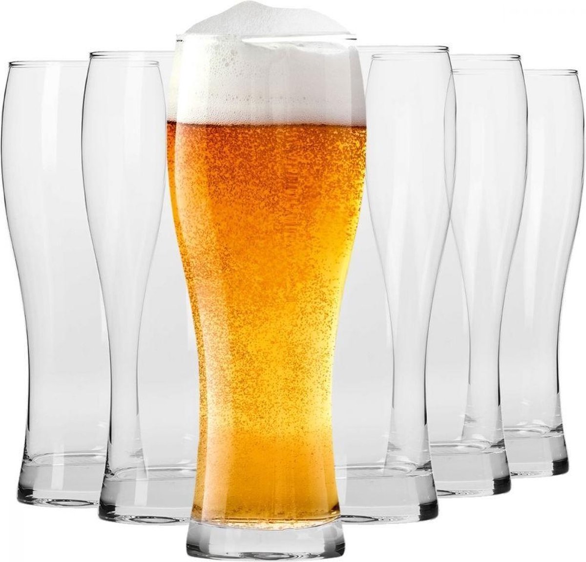Krosno Glazen bierglazen - Set van 6 - 500ml